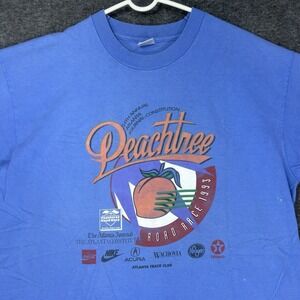 1993 Peachtree Road Race Shirt Mens XL Atlanta Running Club Single Stitch VTG